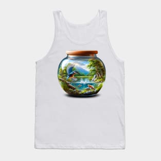 Pond Ecosystem in a Jar Tank Top